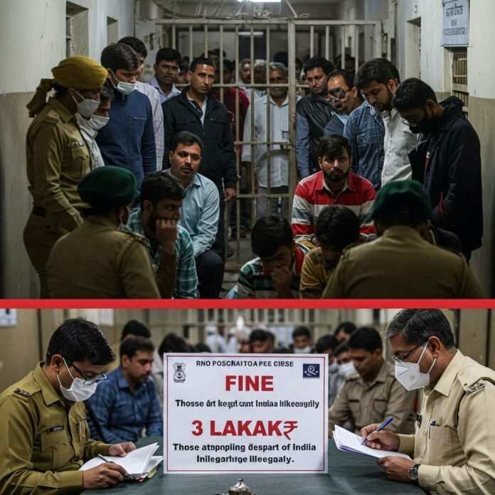 भारत न छोड़ने वाले पाकिस्तानी नागरिकों पर सख्त कार्रवाई: 3 साल की जेल और 3 लाख का जुर्माना (Pics AI)