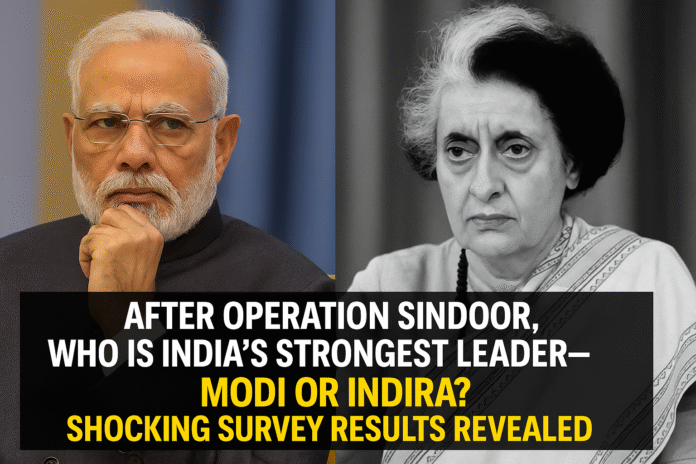 Operation Sindoor Narendra Modi vs Indira Gandhi