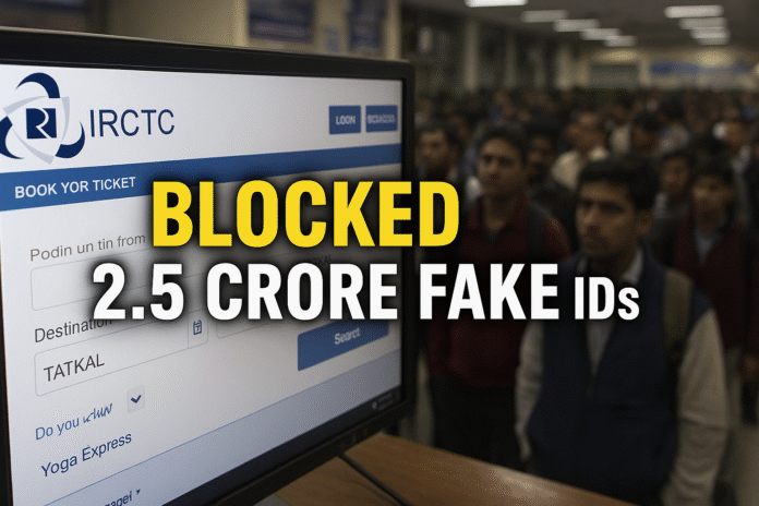 IRCTC टिकट स्कैम: 2.5 करोड़ फर्जी ID ब्लॉक, जानें सच्चाई, PICS-AI